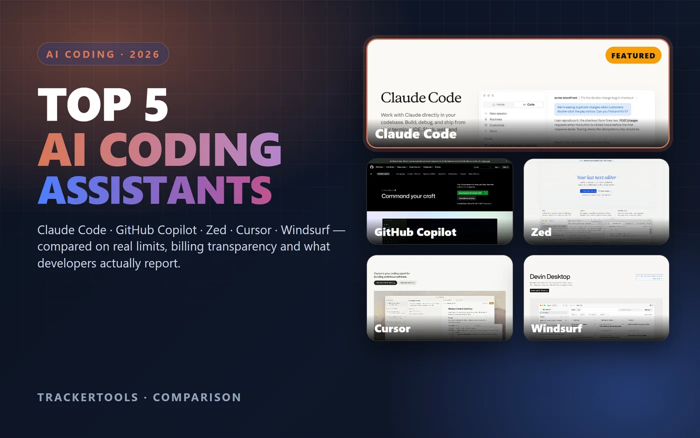 Top 5 AI Coding Assistants in 2026