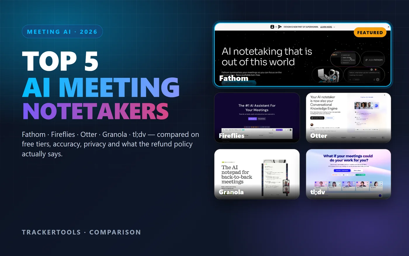 Top 5 AI Meeting Notetakers in 2026