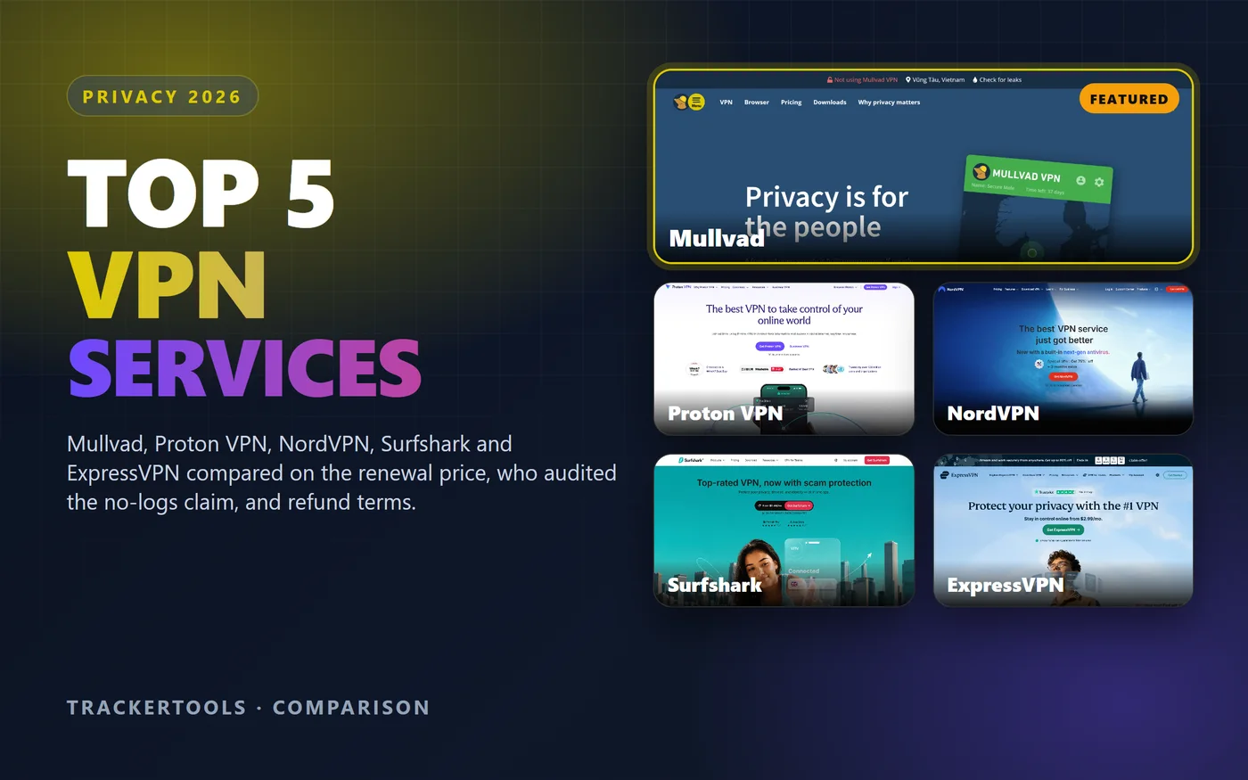 Top 5 VPN Services in 2026